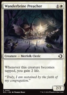 Wanderbrine Preacher - Lorwyn Eclipsed (Common) [ECL-41] - JotaCards - Tu Tienda de TCG