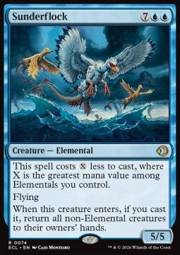 Sunderflock - Lorwyn Eclipsed (Rare) [ECL-74] - JotaCards - Tu Tienda de TCG
