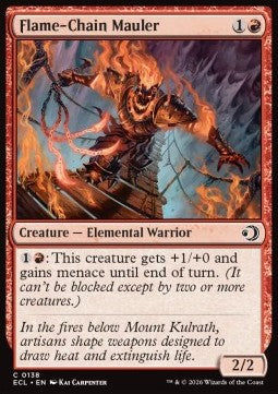 Flame-Chain Mauler - Lorwyn Eclipsed (Common) [ECL-138] - JotaCards - Tu Tienda de TCG