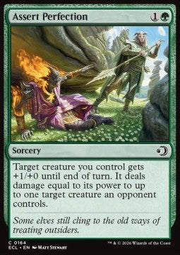 Assert Perfection - Lorwyn Eclipsed (Common) [ECL-164] - JotaCards - Tu Tienda de TCG