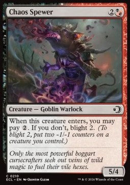 Chaos Spewer - Lorwyn Eclipsed (Common) [ECL-210] - JotaCards - Tu Tienda de TCG