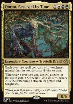 Doran, Besieged by Time - Lorwyn Eclipsed (Rare) [ECL-215] - JotaCards - Tu Tienda de TCG