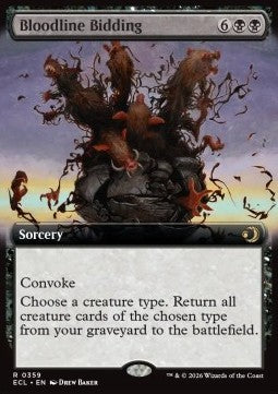 Bloodline Bidding (V.1) - Lorwyn Eclipsed: Extras (Rare) [XECL-359] - JotaCards - Tu Tienda de TCG
