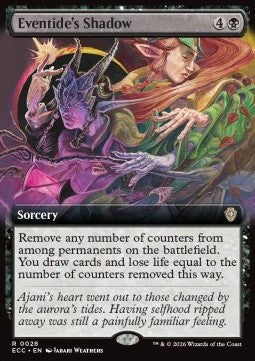 Eventide's Shadow - Commander: Lorwyn Eclipsed: Extras (Rare) [XECC-28] - JotaCards - Tu Tienda de TCG