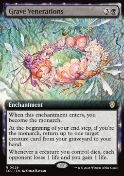 Grave Venerations - Commander: Lorwyn Eclipsed: Extras (Rare) [XECC-29] - JotaCards - Tu Tienda de TCG