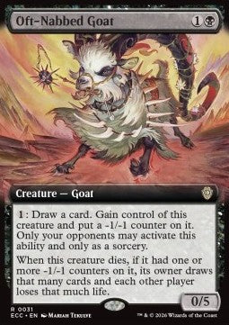 Oft-Nabbed Goat - Commander: Lorwyn Eclipsed: Extras (Rare) [XECC-31] - JotaCards - Tu Tienda de TCG
