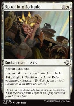 Spiral into Solitude - Lorwyn Eclipsed (Common) [ECL-36] - JotaCards - Tu Tienda de TCG