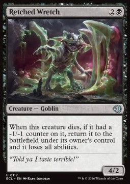 Retched Wretch - Lorwyn Eclipsed (Uncommon) [ECL-117] - JotaCards - Tu Tienda de TCG