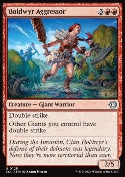 Boldwyr Aggressor - Lorwyn Eclipsed (Uncommon) [ECL-125] - JotaCards - Tu Tienda de TCG