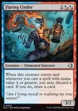 Flaring Cinder - Lorwyn Eclipsed (Common) [ECL-225] - JotaCards - Tu Tienda de TCG