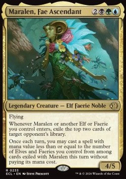 Maralen, Fae Ascendant - Lorwyn Eclipsed (Rare) [ECL-233] - JotaCards - Tu Tienda de TCG