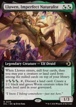 Lluwen, Imperfect Naturalist - Lorwyn Eclipsed: Extras (Rare) [XECL-375] - JotaCards - Tu Tienda de TCG
