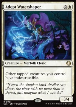 Adept Watershaper - Lorwyn Eclipsed (Rare) [ECL-3] - JotaCards - Tu Tienda de TCG