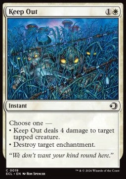 Keep Out - Lorwyn Eclipsed (Common) [ECL-19] - JotaCards - Tu Tienda de TCG
