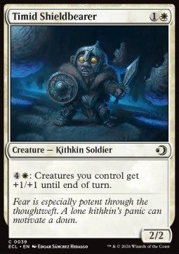 Timid Shieldbearer - Lorwyn Eclipsed (Common) [ECL-39] - JotaCards - Tu Tienda de TCG