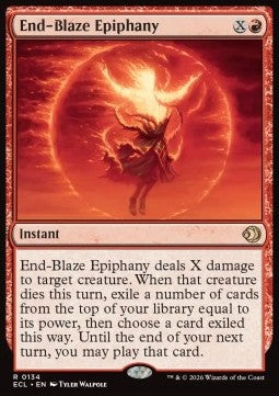 End-Blaze Epiphany - Lorwyn Eclipsed (Rare) [ECL-134] - JotaCards - Tu Tienda de TCG