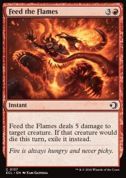 Feed the Flames - Lorwyn Eclipsed (Common) [ECL-137] - JotaCards - Tu Tienda de TCG