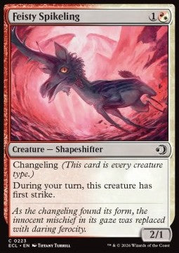 Feisty Spikeling - Lorwyn Eclipsed (Common) [ECL-223] - JotaCards - Tu Tienda de TCG