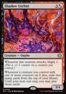 Shadow Urchin - Lorwyn Eclipsed (Rare) [ECL-242] - JotaCards - Tu Tienda de TCG