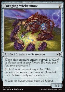 Foraging Wickermaw - Lorwyn Eclipsed (Common) [ECL-256] - JotaCards - Tu Tienda de TCG