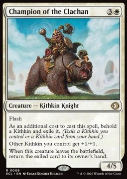 Champion of the Clachan - Lorwyn Eclipsed (Rare) [ECL-9] - JotaCards - Tu Tienda de TCG