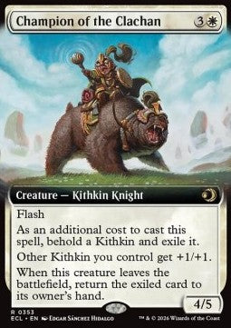 Champion of the Clachan - Lorwyn Eclipsed: Extras (Rare) [XECL-353] - JotaCards - Tu Tienda de TCG