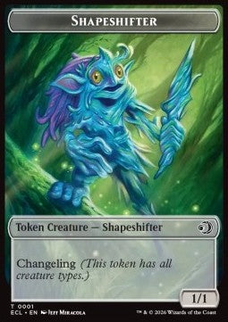 Shapeshifter Token (C 1/1) // Merfolk Token (WU 1/1) - Lorwyn Eclipsed: Tokens (Token) [TECL-T 1/8] - JotaCards - Tu Tienda de TCG