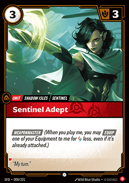 Sentinel Adept - Spiritforged (Common) [SFD-008] - JotaCards - Tu Tienda de TCG