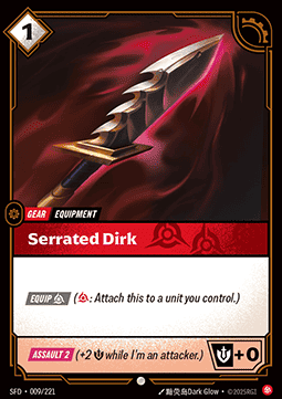 Serrated Dirk - Spiritforged (Common) [SFD-009] - JotaCards - Tu Tienda de TCG