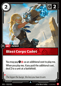 Blast Corps Cadet - Spiritforged (Uncommon) [SFD-013] - JotaCards - Tu Tienda de TCG