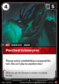 Perched Grimwyrm - Spiritforged (Uncommon) [SFD-015] - JotaCards - Tu Tienda de TCG