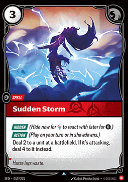 Sudden Storm - Spiritforged (Uncommon) [SFD-017] - JotaCards - Tu Tienda de TCG