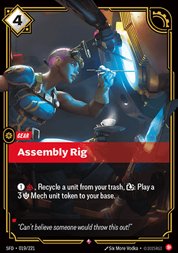 Assembly Rig - Spiritforged (Rare) [SFD-019] - JotaCards - Tu Tienda de TCG