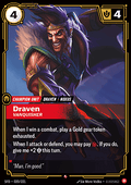 Draven, Vanquisher (V.1 - Rare) - Spiritforged (Rare) [SFD-020] - JotaCards - Tu Tienda de TCG
