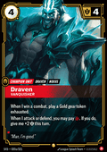 Draven, Vanquisher (V.2 - Showcase) - Spiritforged (Showcase) [SFD-020a] - JotaCards - Tu Tienda de TCG