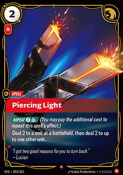 Piercing Light - Spiritforged (Rare) [SFD-023] - JotaCards - Tu Tienda de TCG