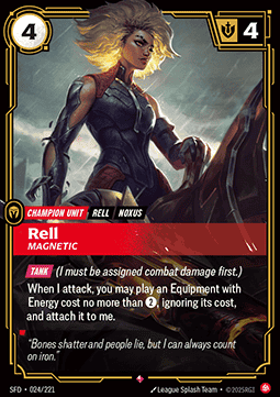Rell, Magnetic - Spiritforged (Rare) [SFD-024] - JotaCards - Tu Tienda de TCG