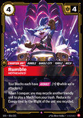 Rumble, Hotheaded (V.1 - Rare) - Spiritforged (Rare) [SFD-026] - JotaCards - Tu Tienda de TCG