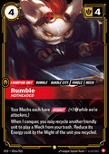 Rumble, Hotheaded (V.2 - Showcase) - Spiritforged (Showcase) [SFD-026a] - JotaCards - Tu Tienda de TCG