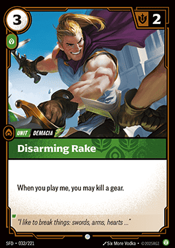 Disarming Rake - Spiritforged (Common) [SFD-032] - JotaCards - Tu Tienda de TCG