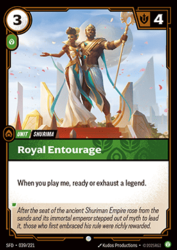 Royal Entourage - Spiritforged (Common) [SFD-039] - JotaCards - Tu Tienda de TCG