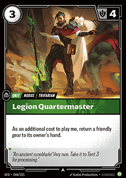 Legion Quartermaster - Spiritforged (Uncommon) [SFD-044] - JotaCards - Tu Tienda de TCG
