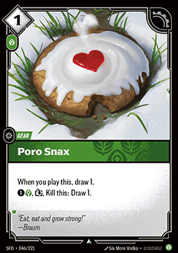 Poro Snax - Spiritforged (Uncommon) [SFD-046] - JotaCards - Tu Tienda de TCG