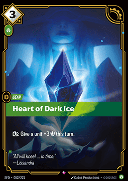 Heart of Dark Ice - Spiritforged (Rare) [SFD-052] - JotaCards - Tu Tienda de TCG
