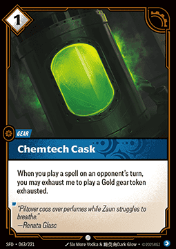 Chemtech Cask - Spiritforged (Common) [SFD-063] - JotaCards - Tu Tienda de TCG