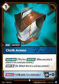 Cloth Armor - Spiritforged (Common) [SFD-064] - JotaCards - Tu Tienda de TCG