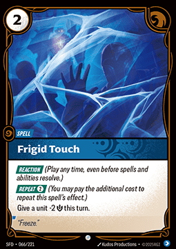 Frigid Touch - Spiritforged (Common) [SFD-066] - JotaCards - Tu Tienda de TCG