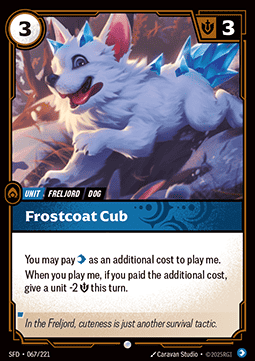 Frostcoat Cub - Spiritforged (Common) [SFD-067] - JotaCards - Tu Tienda de TCG