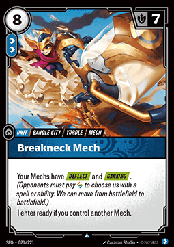 Breakneck Mech - Spiritforged (Uncommon) [SFD-071] - JotaCards - Tu Tienda de TCG