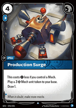 Production Surge - Spiritforged (Uncommon) [SFD-076] - JotaCards - Tu Tienda de TCG